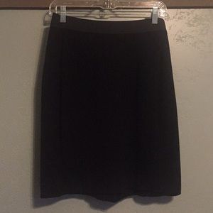 Ann Taylor Loft Black Pencil Skirt Size 10